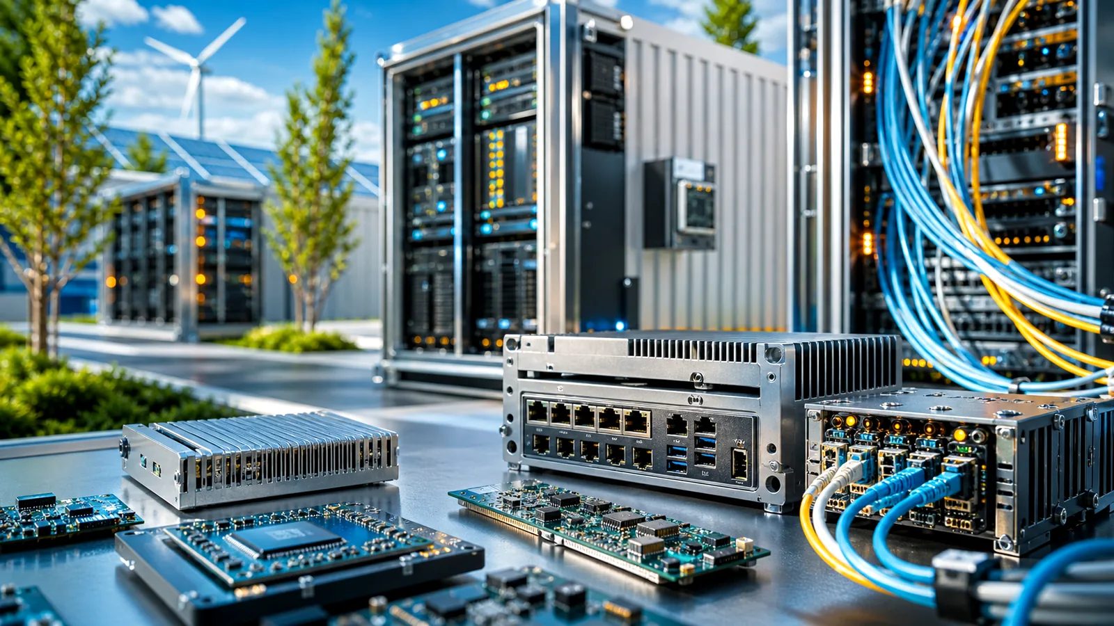 AI infrastructure illustration