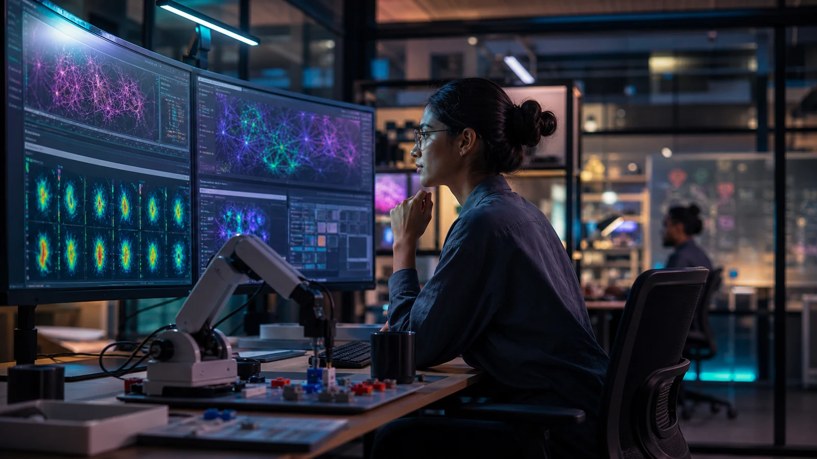AI research illustration
