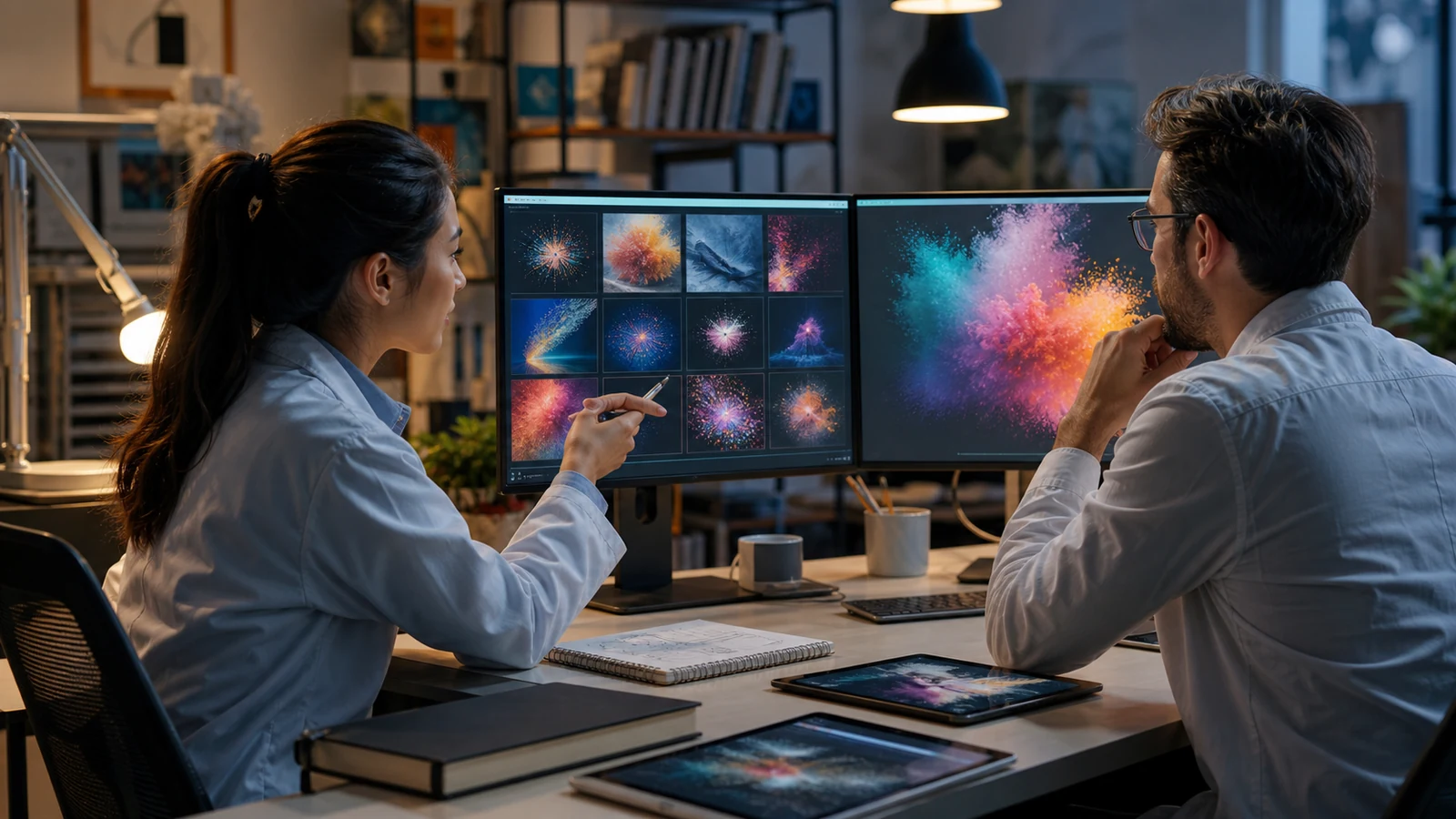 AI research illustration